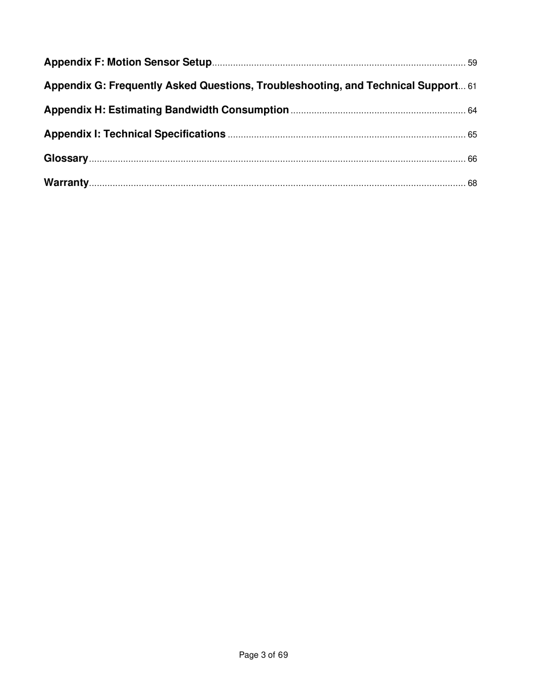 Veo 802.11b manual Appendix F Motion Sensor Setup 