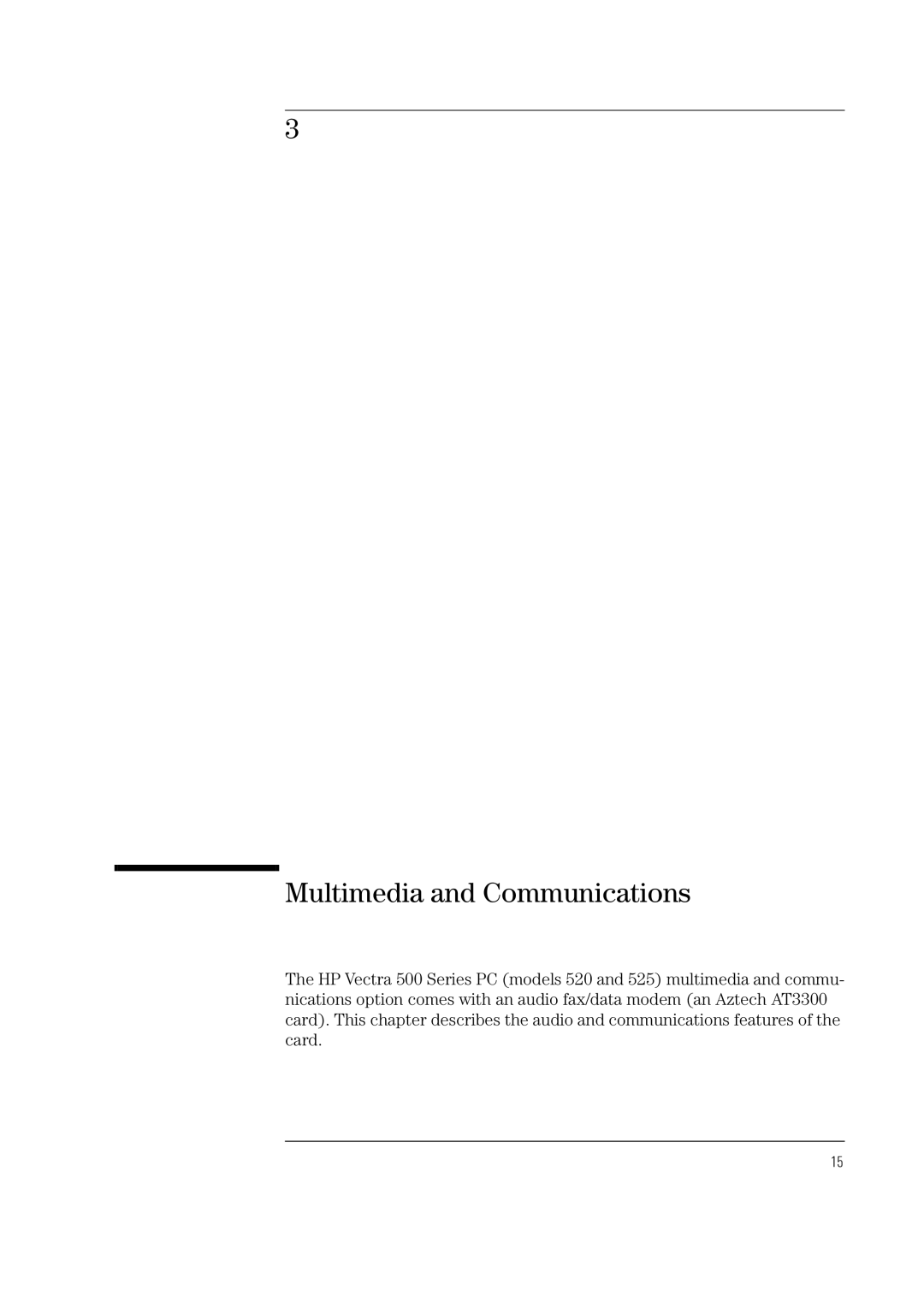 Verbatim 520, 525 manual Multimedia and Communications 