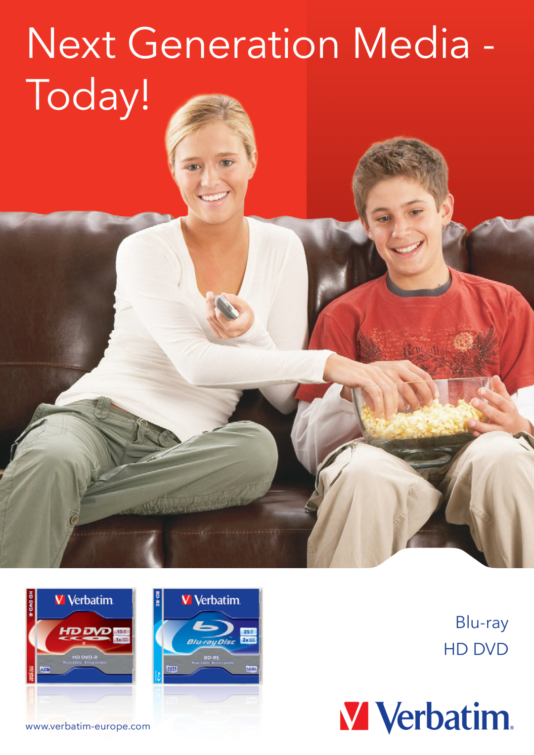 Verbatim Blu-ray HD DVD manual Next Generation Media - Today 