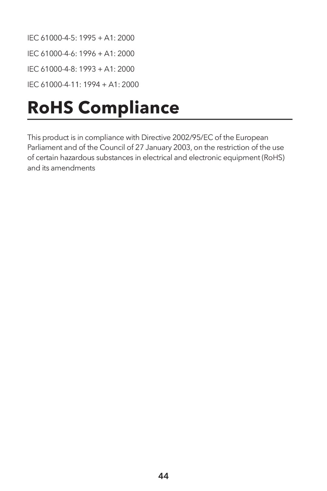 Verbatim External Hard Drive NAS manual RoHS Compliance 