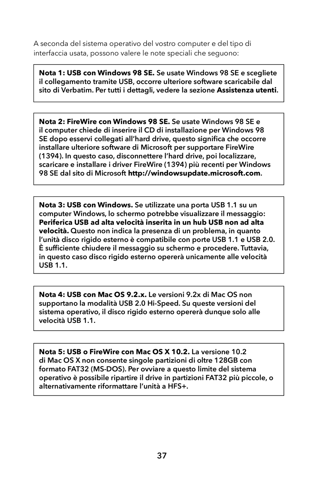 Verbatim External Hard Drive manual 