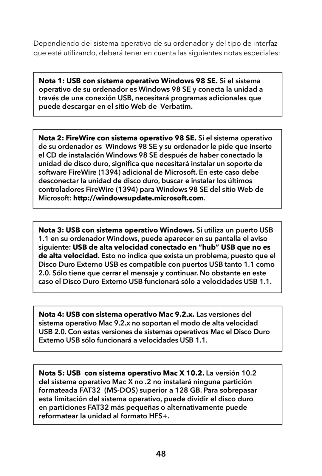 Verbatim External Hard Drive manual 