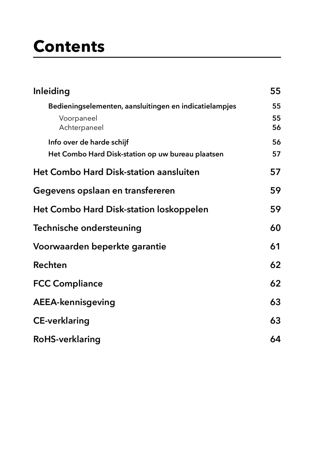 Verbatim External Hard Drive manual Inleiding 