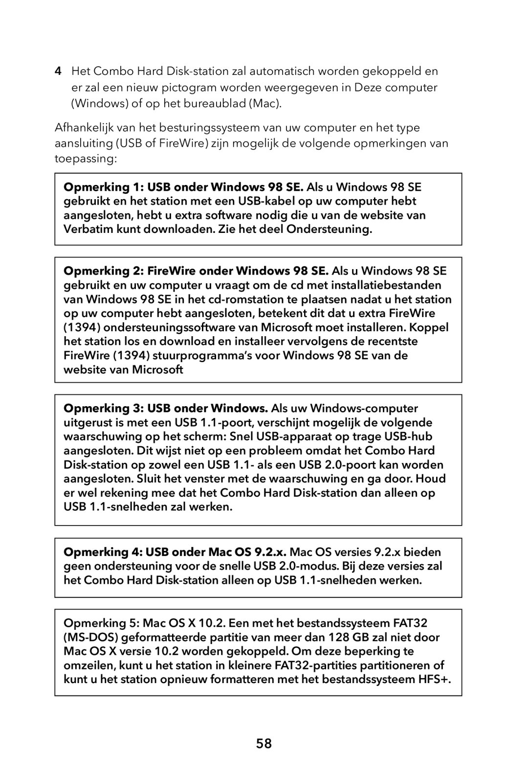 Verbatim External Hard Drive manual 