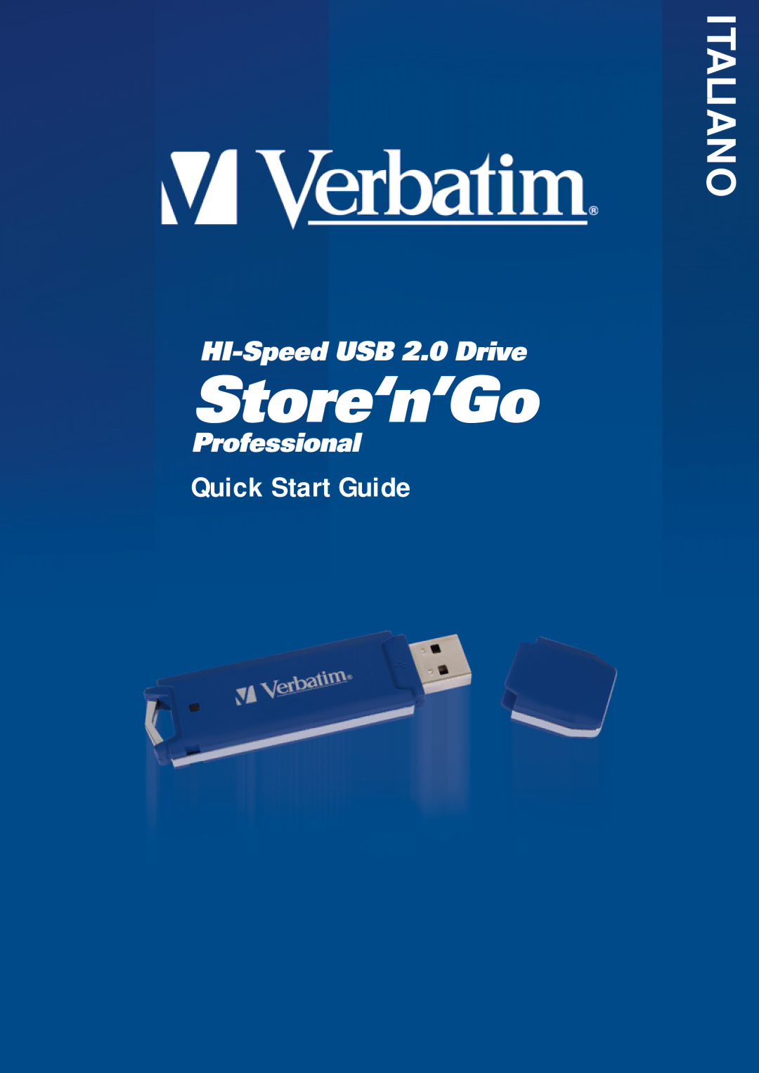 Verbatim Hi-Speed USB quick start Italiano 