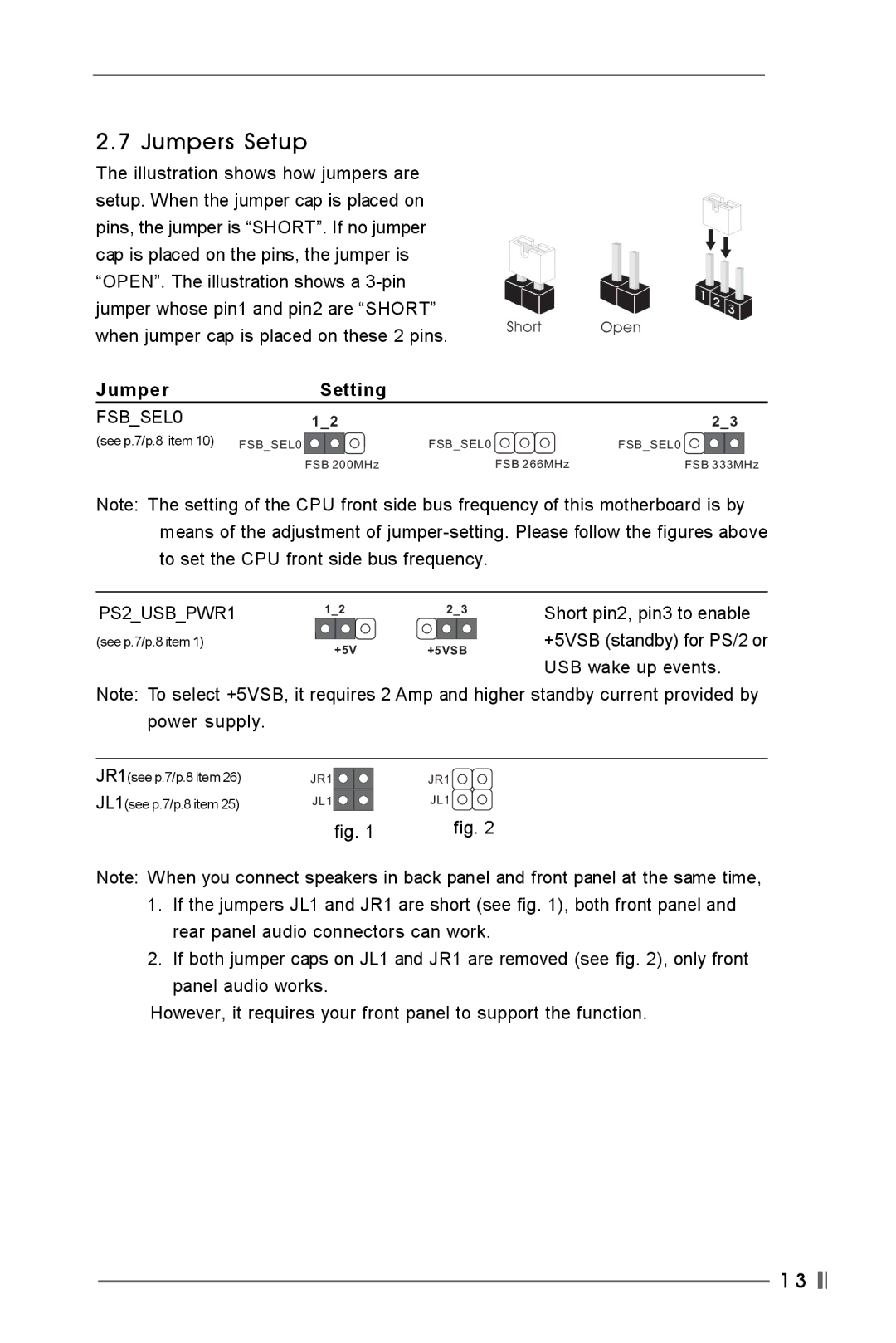 Verbatim K7VT4-4X, K7VT4-8X user manual Jumpers Setup, PS2USBPWR1 