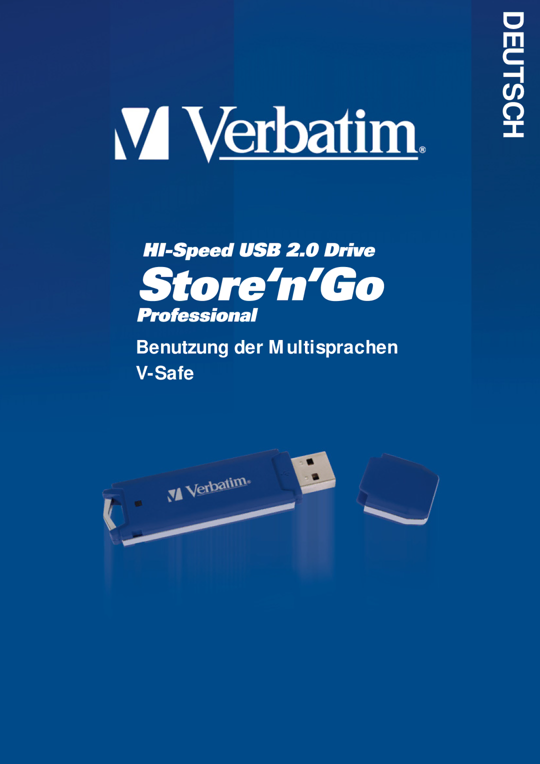 Verbatim V-Safe manual Deutsch 