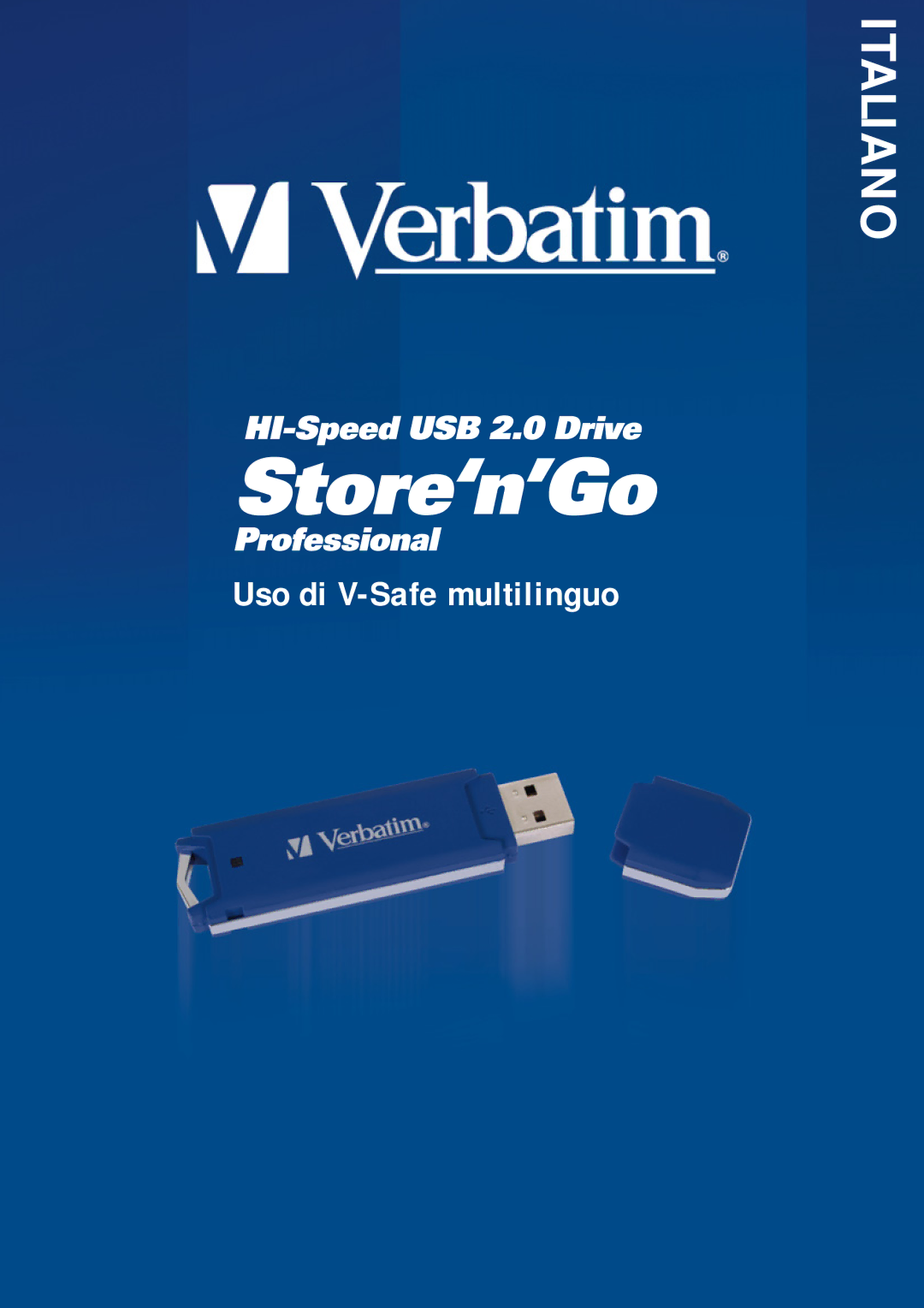 Verbatim V-Safe manual Italiano 