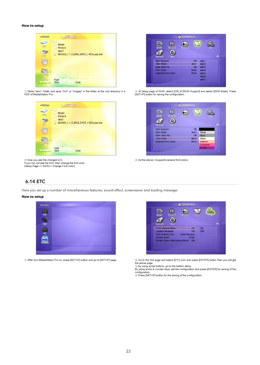 Verbatim Wireless Network Multimedia Hard Drive manual 14 ETC 