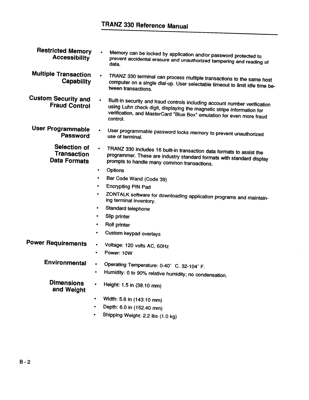 VeriFone 00483 - Revision D manual 