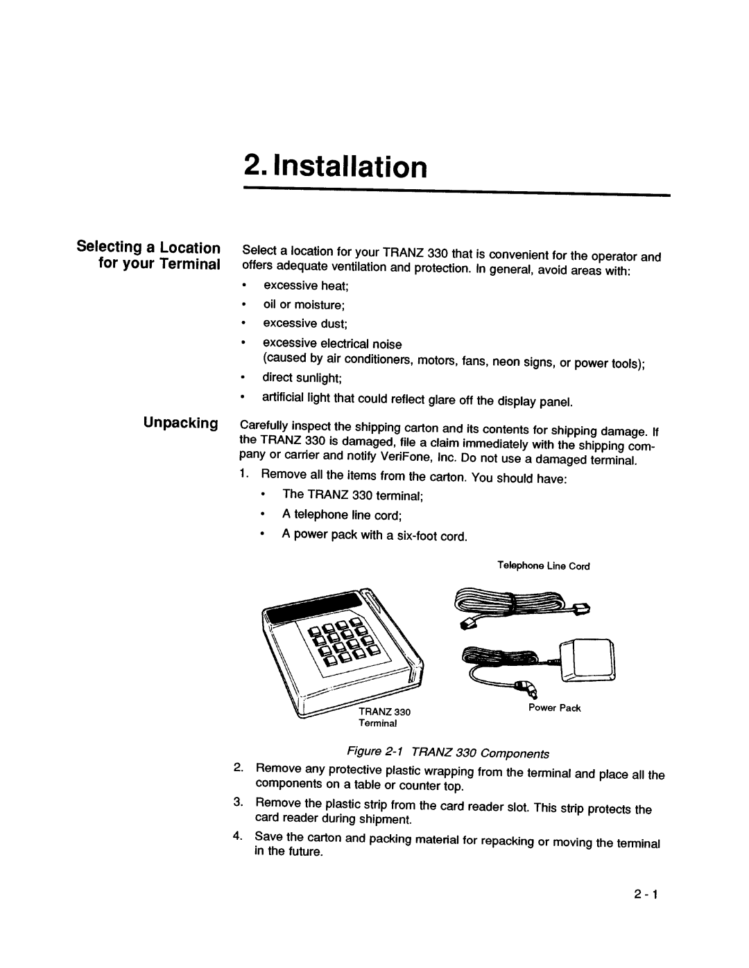 VeriFone 00483 - Revision D manual 