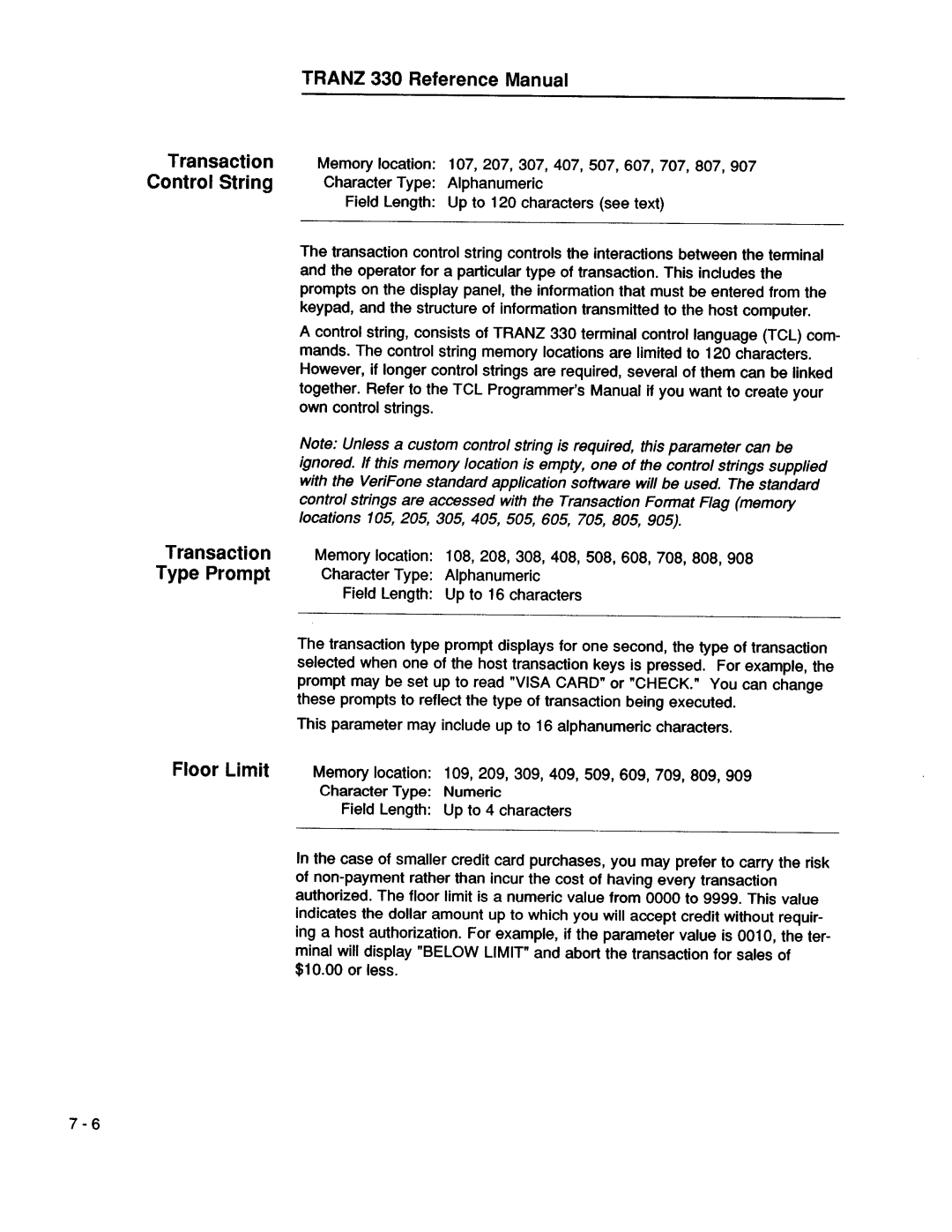 VeriFone 00483 - Revision D manual 