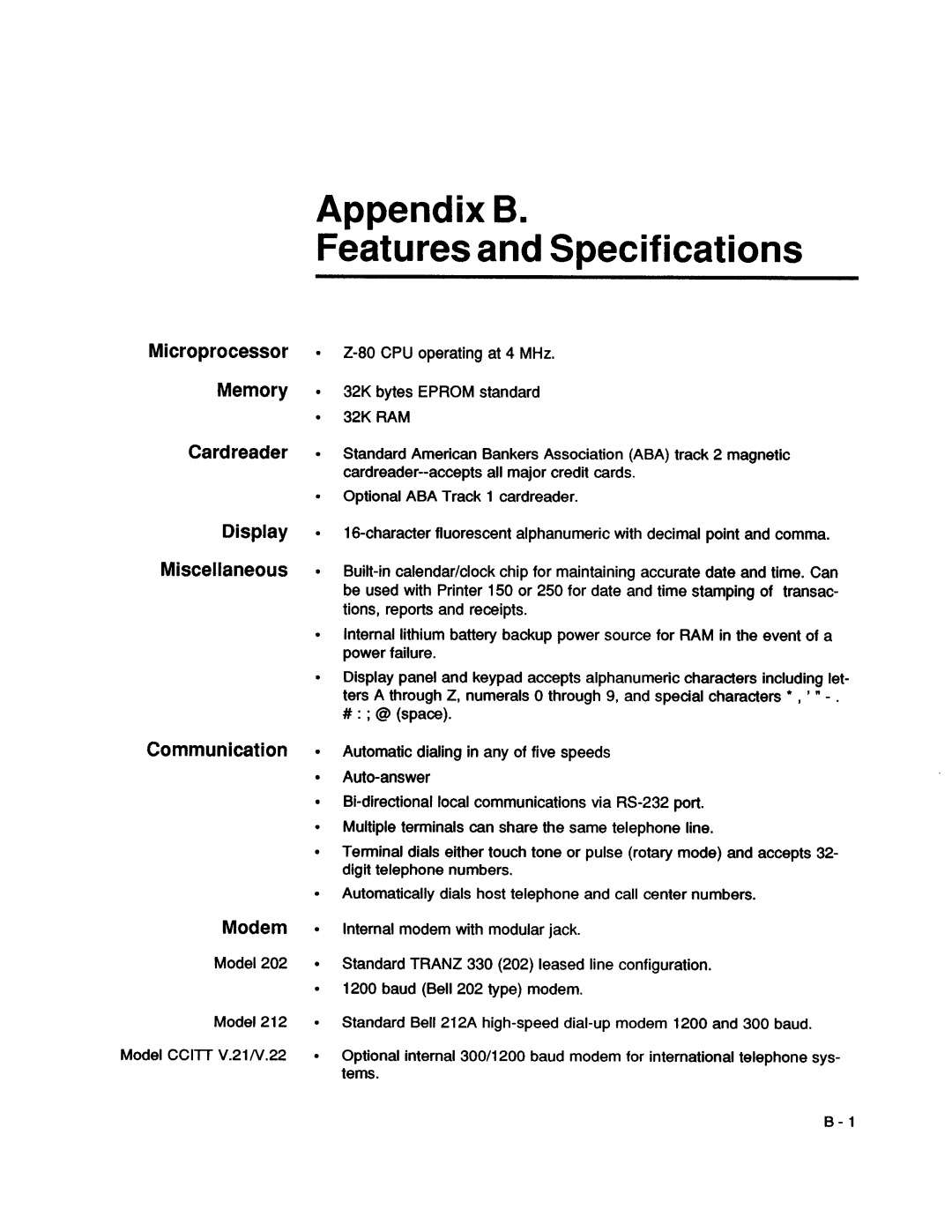 VeriFone 00483 - Revision D manual 