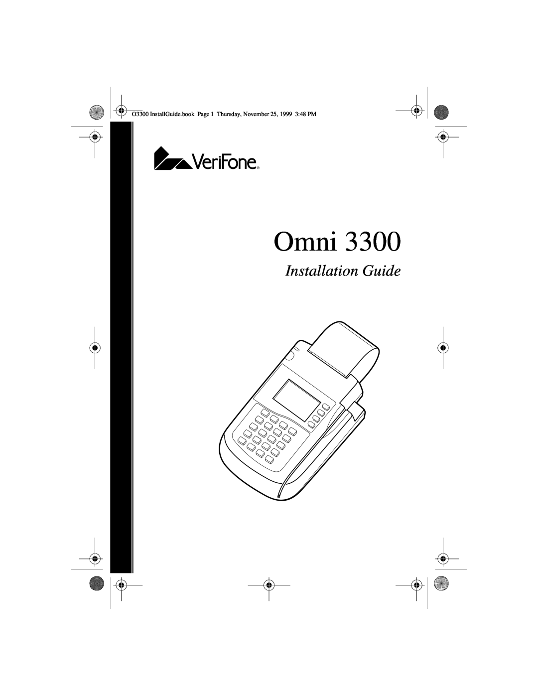 VeriFone 3300 manual Omni, Installation Guide 