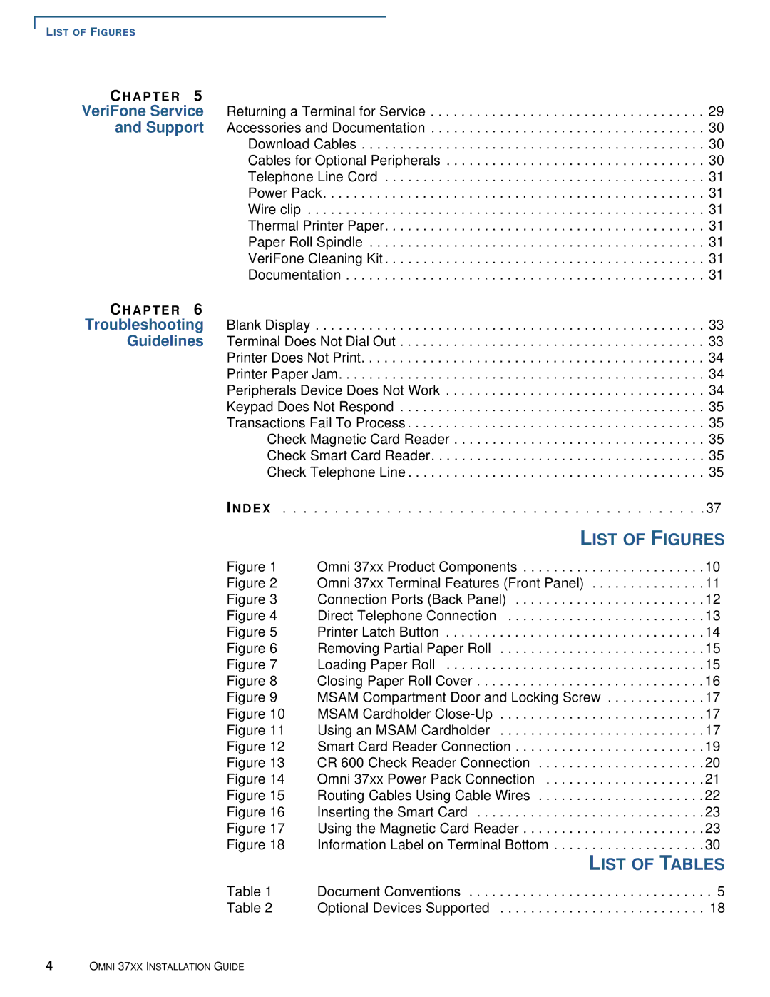 VeriFone Omni 37xx manual VeriFone Service, Support, Troubleshooting, Guidelines 