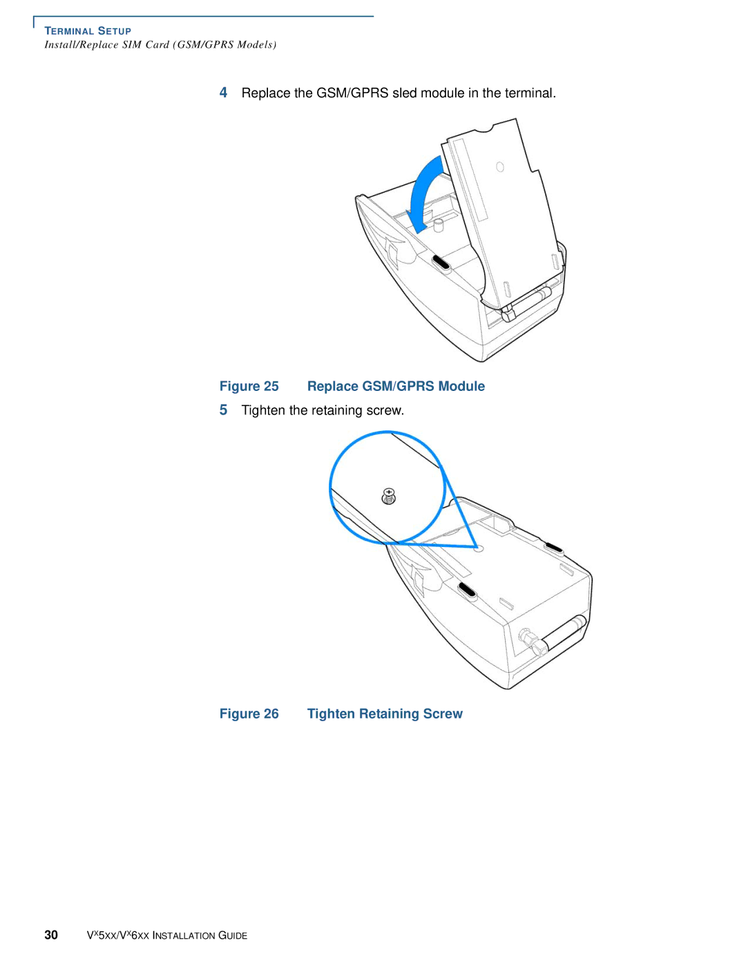 VeriFone Vx510 manual Replace GSM/GPRS Module 