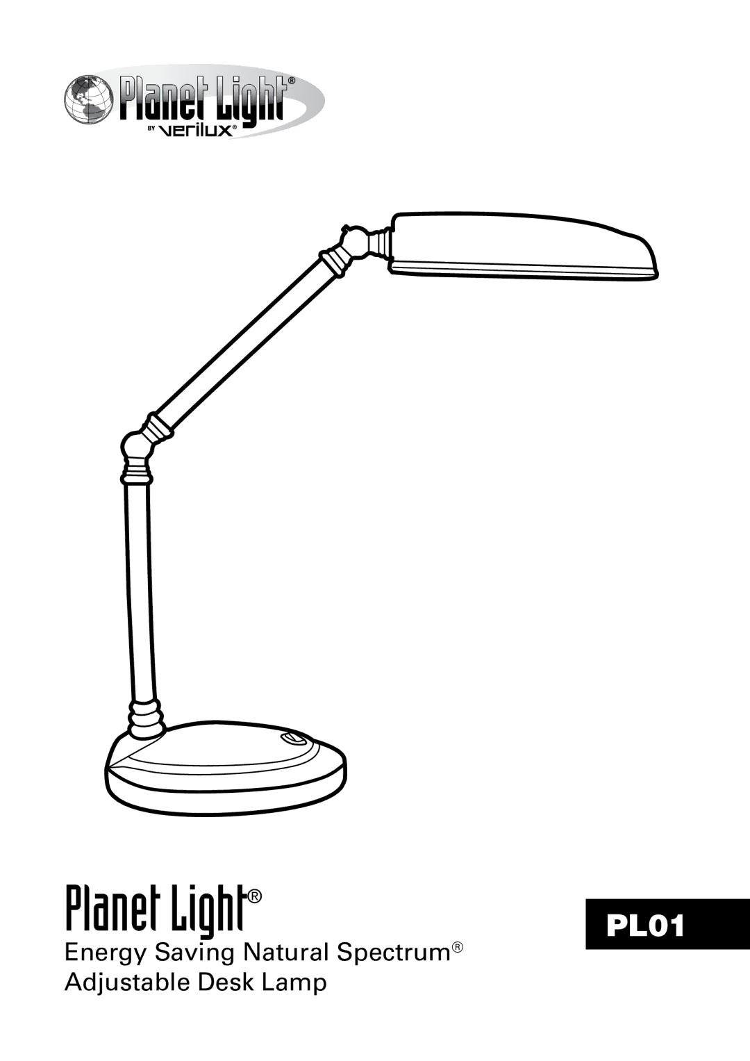 Verilux PL01PLANETLIGHT manual Planet Light 