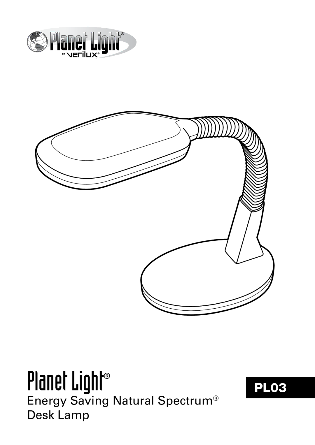 Verilux PL03 manual Planet Light 