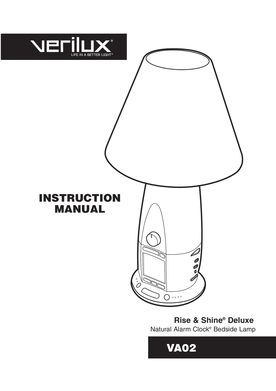 Verilux VA02 instruction manual Instruction Manual 