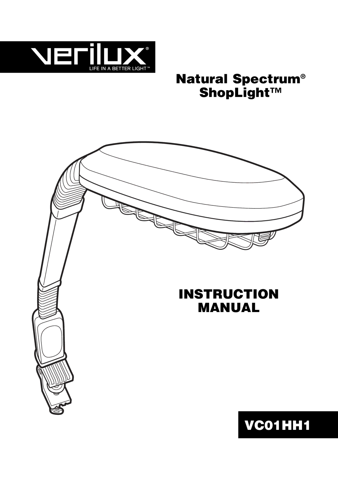 Verilux VC01HH1 instruction manual 