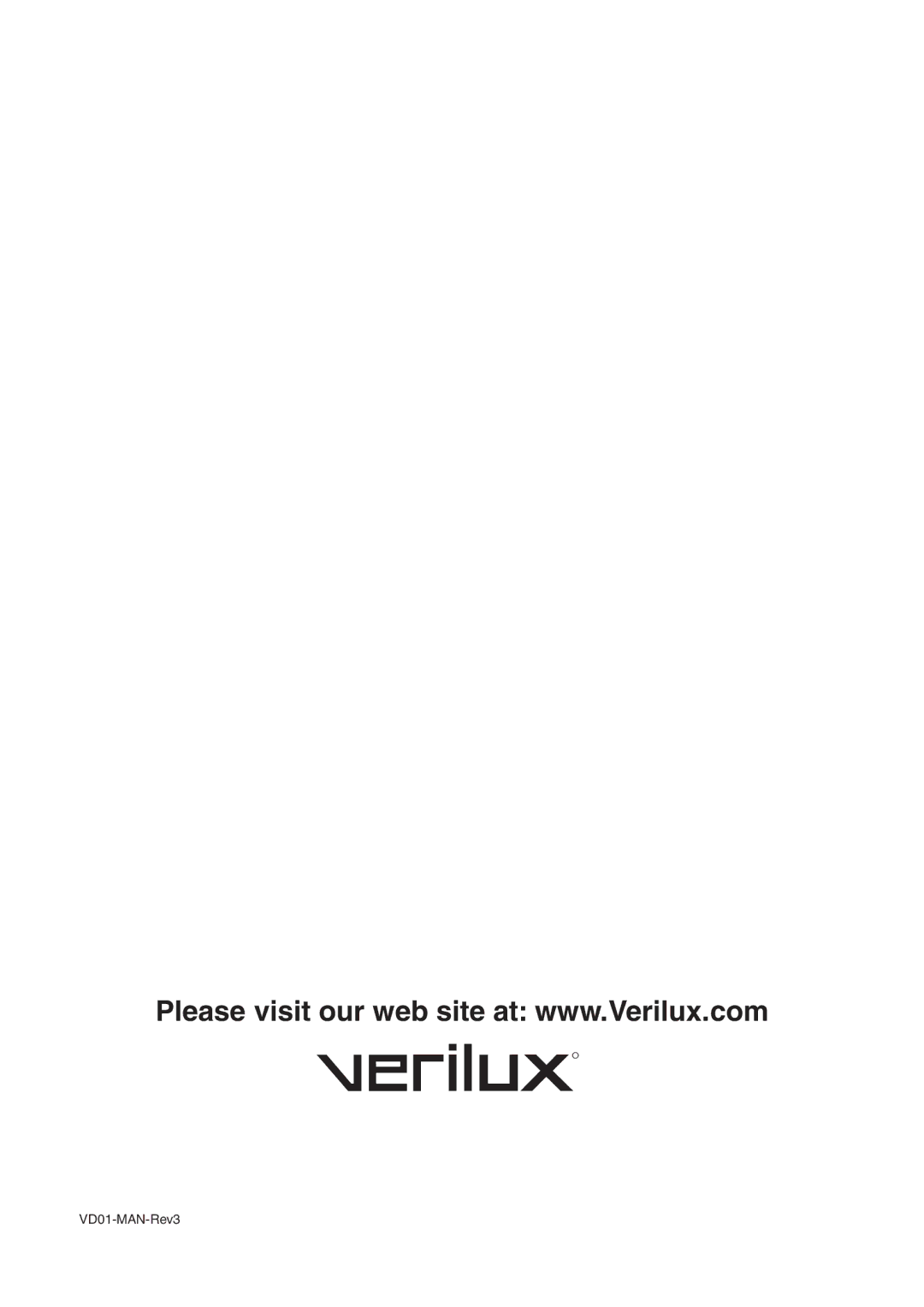 Verilux VD01 manual Three-Year Limited Warranty 