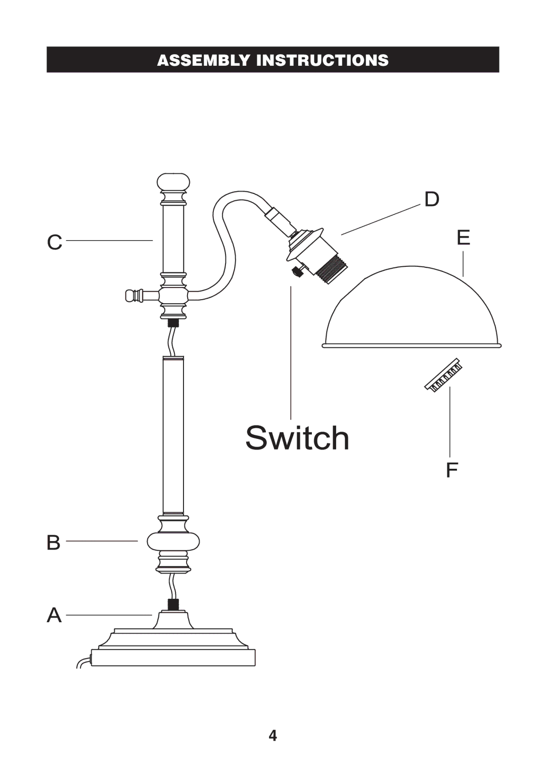 Verilux VD04 manual Assembly Instructions 