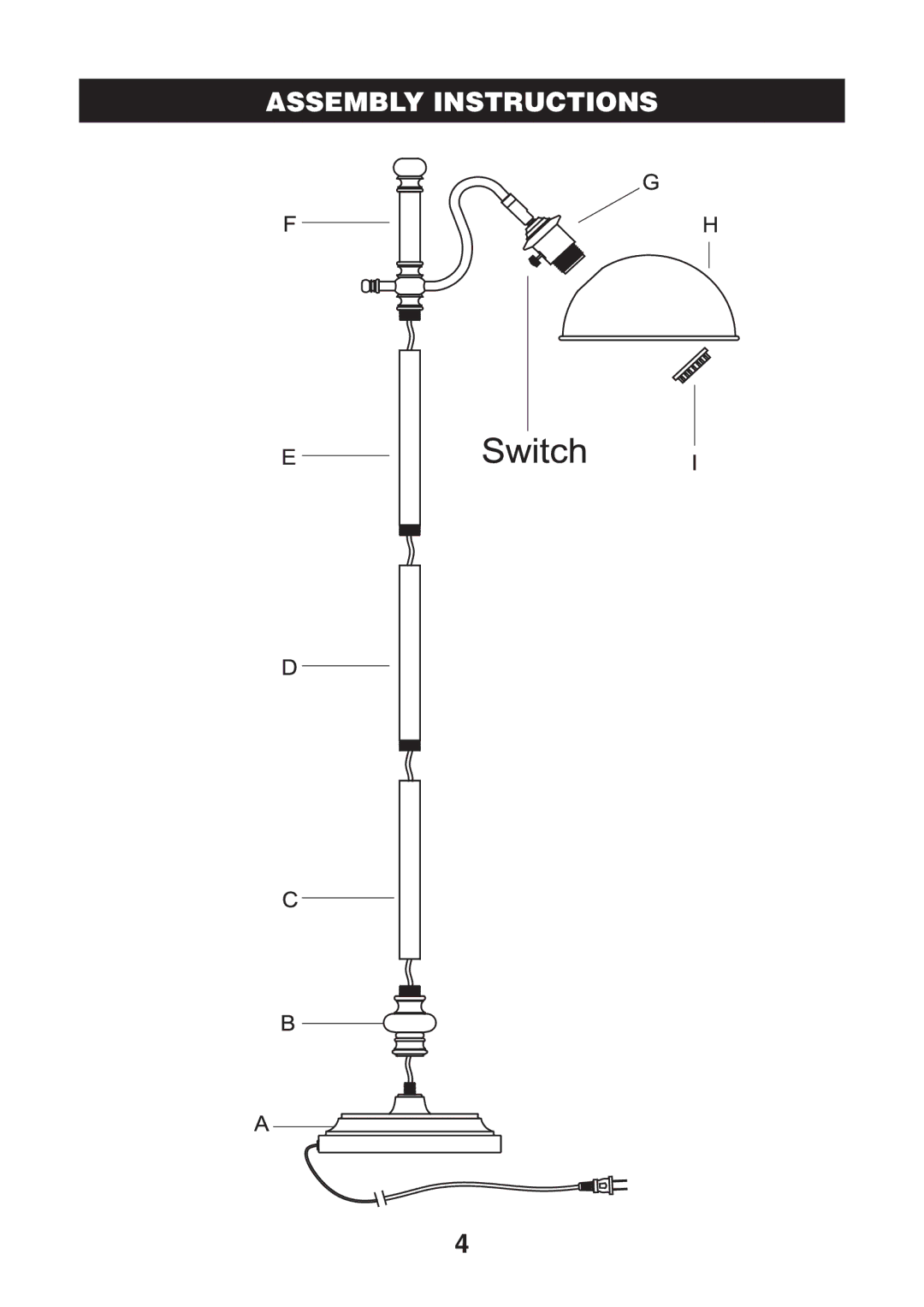 Verilux VF04 manual Assembly Instructions 