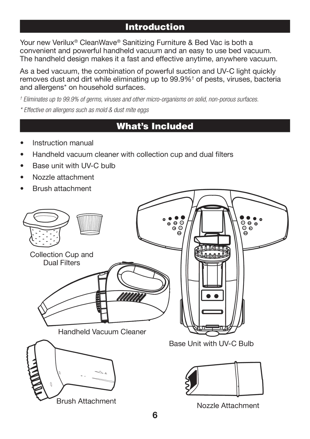 Verilux VH07 manual Introduction, What’s Included 