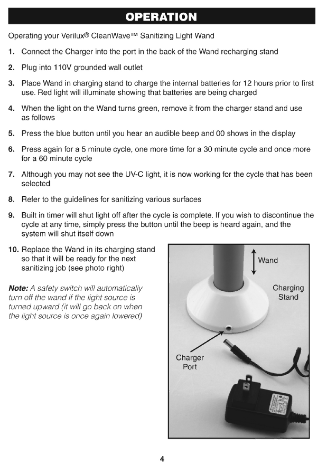 Verilux VH11 manual 