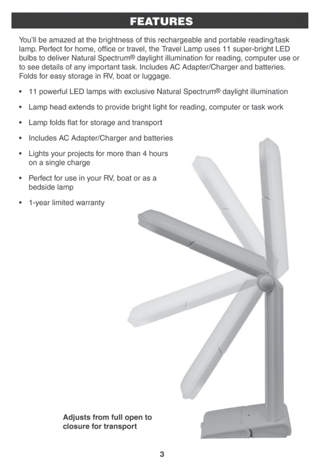 Verilux VP04 manual 