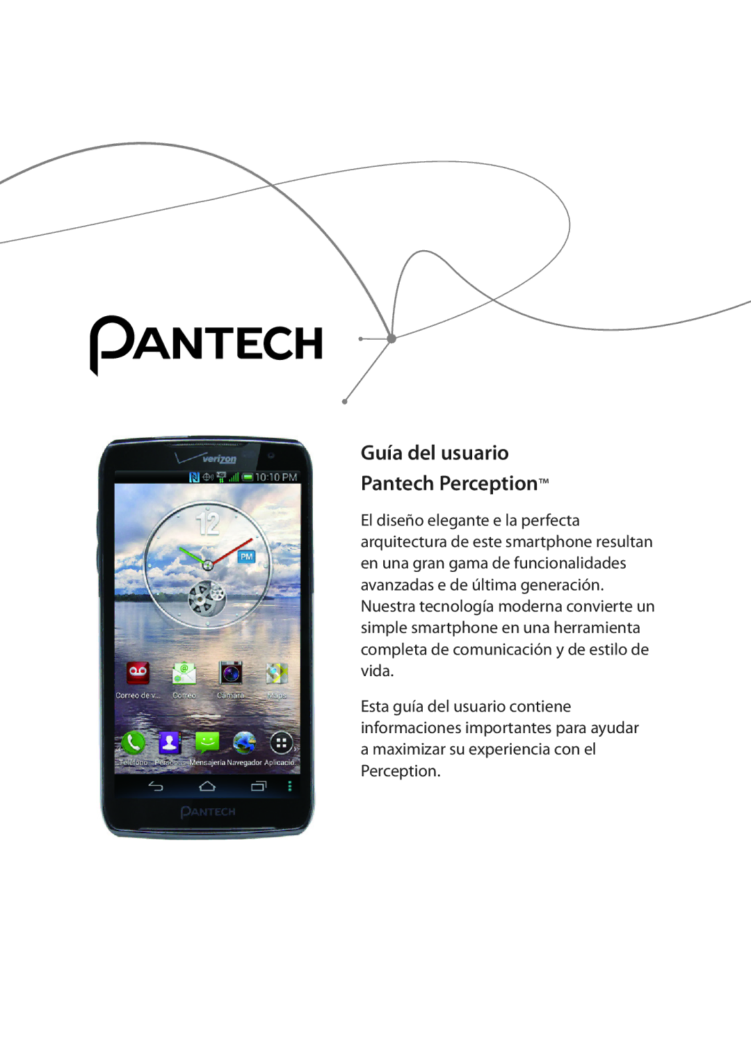 Verizon 5U000692C0A manual Guía del usuario Pantech Perception 