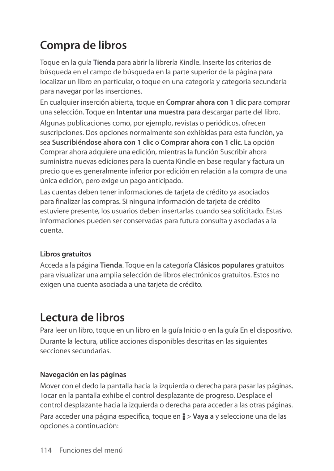 Verizon 5U000692C0A manual Compra de libros, Lectura de libros, Libros gratuitos, Navegación en las páginas 