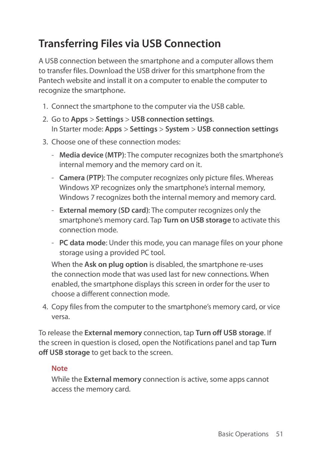 Verizon 5U000692C0A manual Transferring Files via USB Connection 