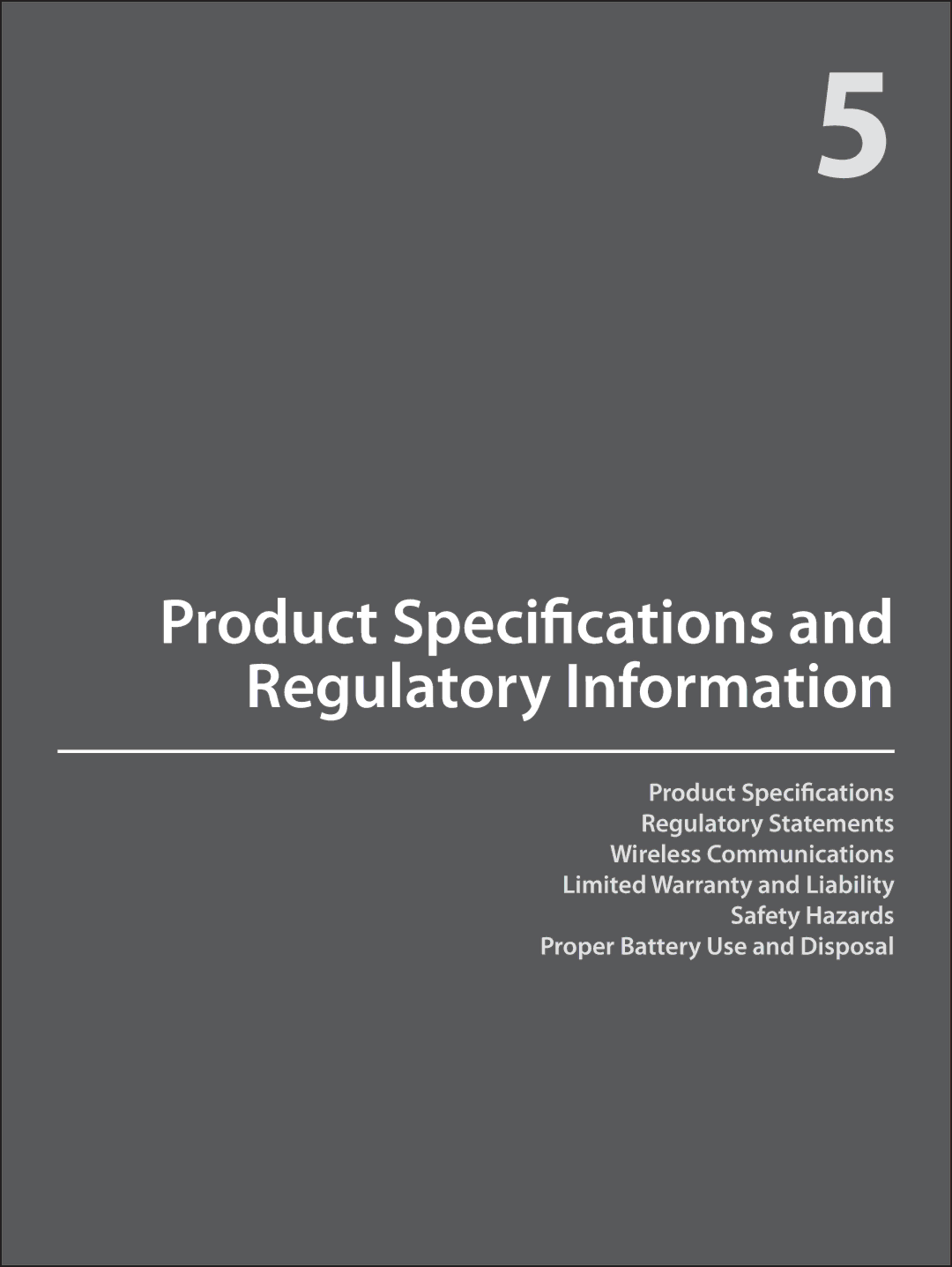 Verizon 649496017989 manual Product Specifications and Regulatory Information 