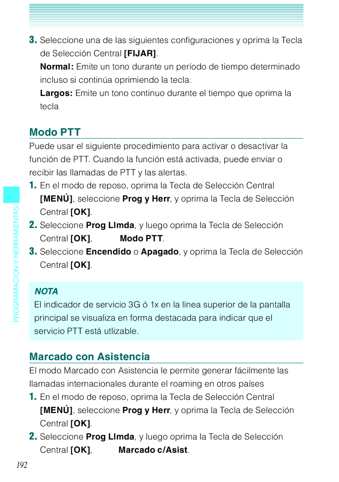 Verizon C751 manual Marcado con Asistencia, 192 