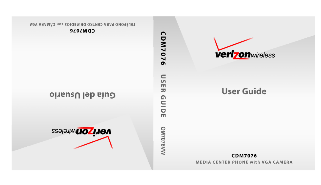 Verizon CDM7076 manual 