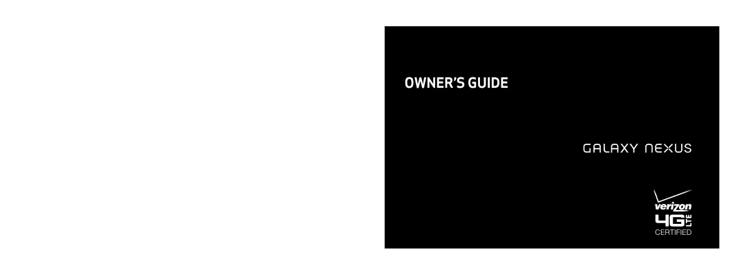 Verizon Cell Phone manual OWNER’S Guide 