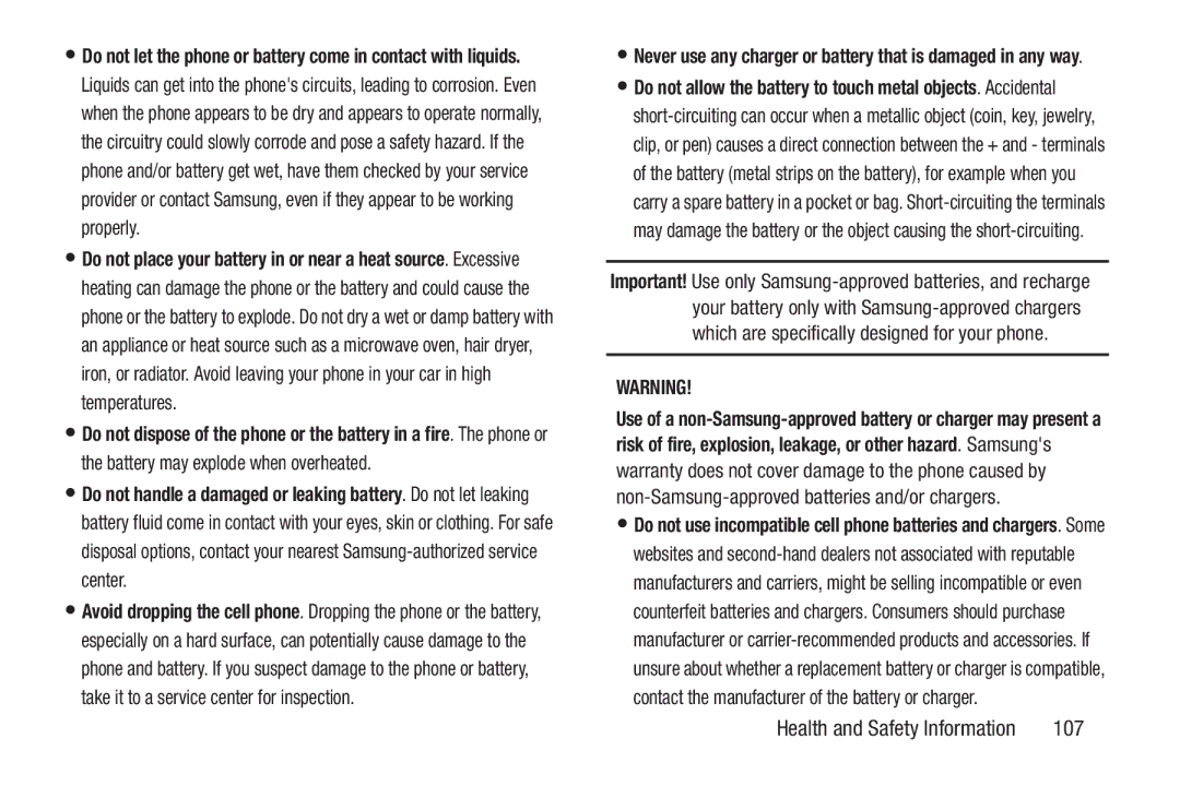 Verizon GH68-36252A manual 107 