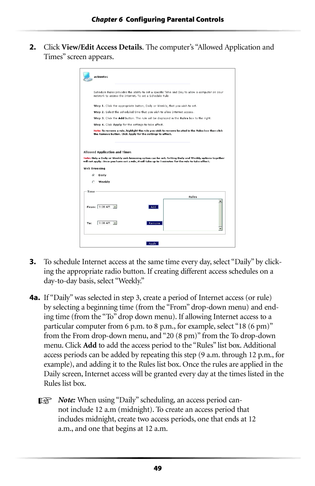 Verizon GT701C user manual Configuring Parental Controls 