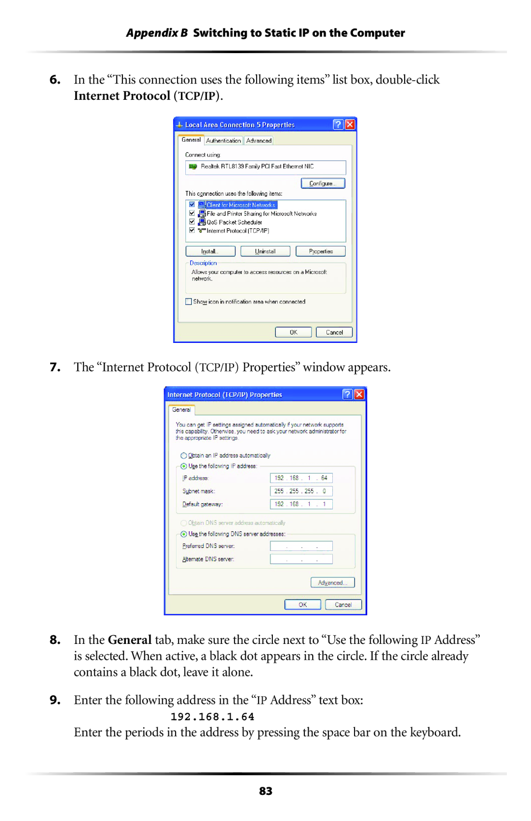 Verizon GT701C user manual 192.168.1.64 