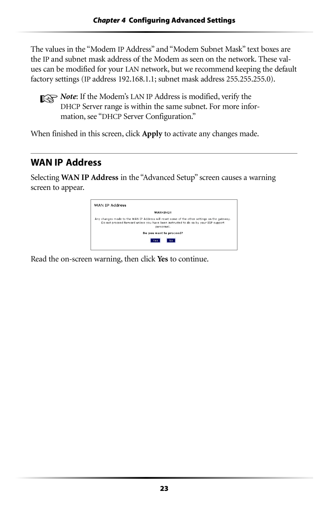 Verizon GT701C user manual WAN IP Address 