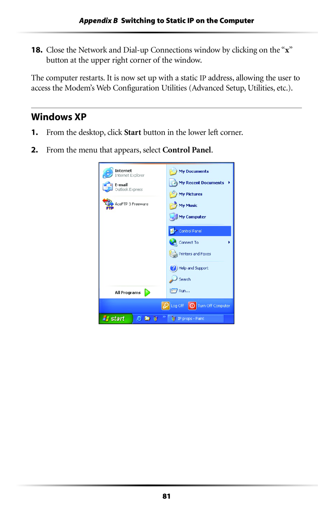 Verizon GT701C user manual Windows XP 