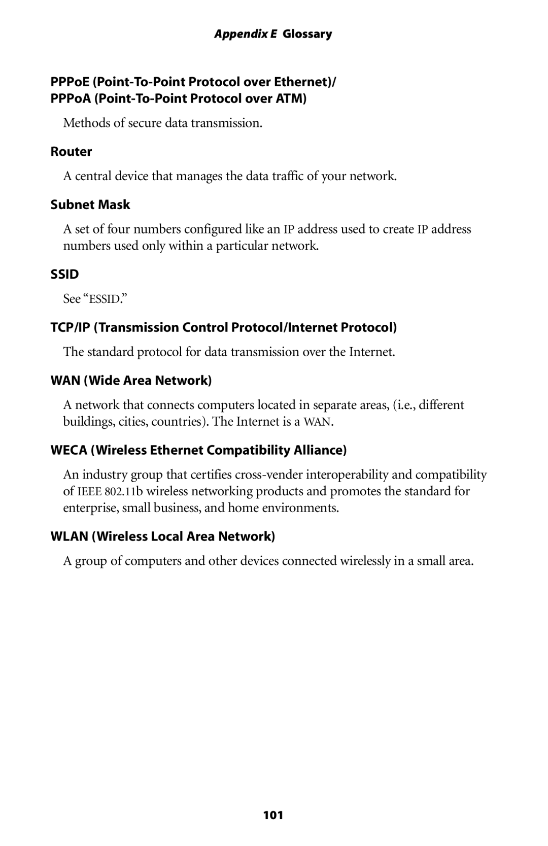 Verizon GT704WG user manual Ssid 