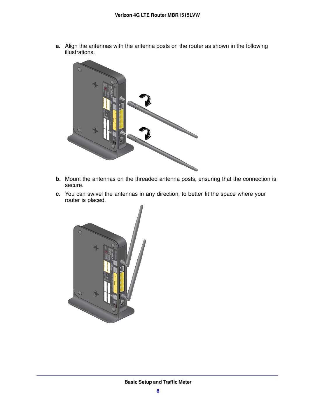 Verizon manual Verizon 4G LTE Router MBR1515LVW 