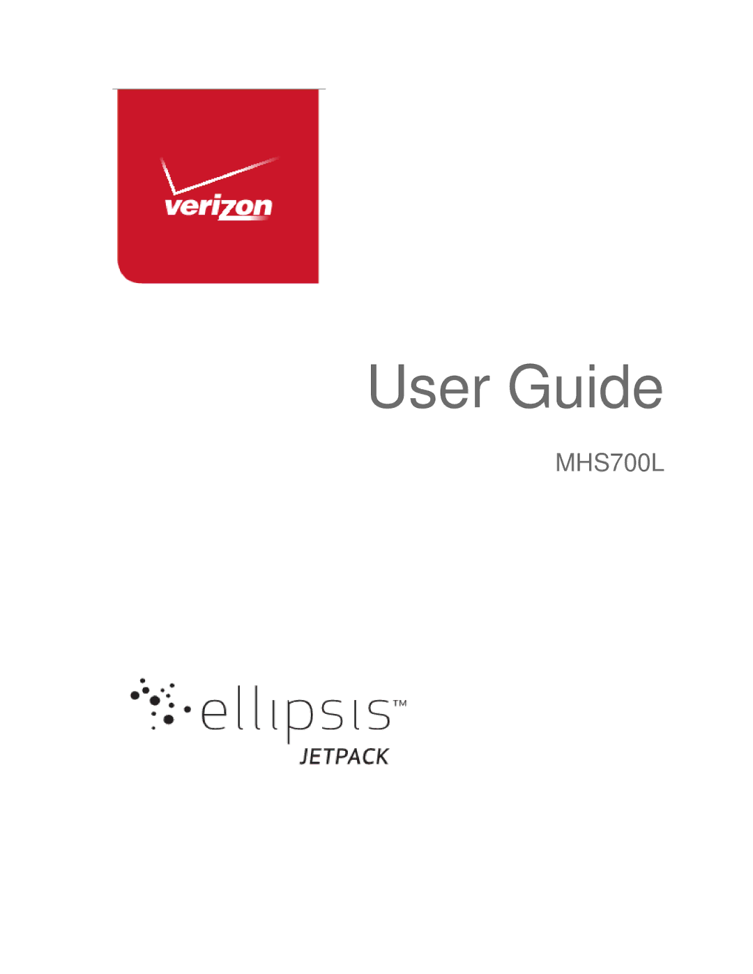 Verizon MHS700L manual User Guide 