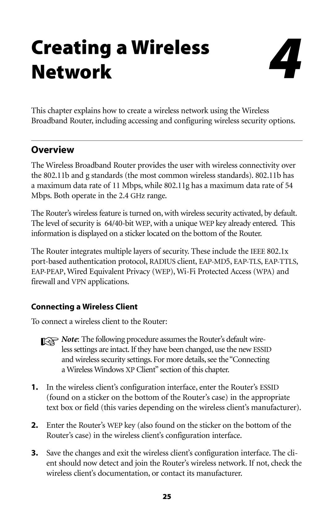 Verizon MI424WR user manual Creating a Wireless Network, Overview 