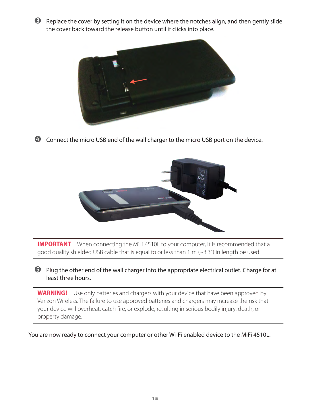 Verizon MIFI4510LPP manual 