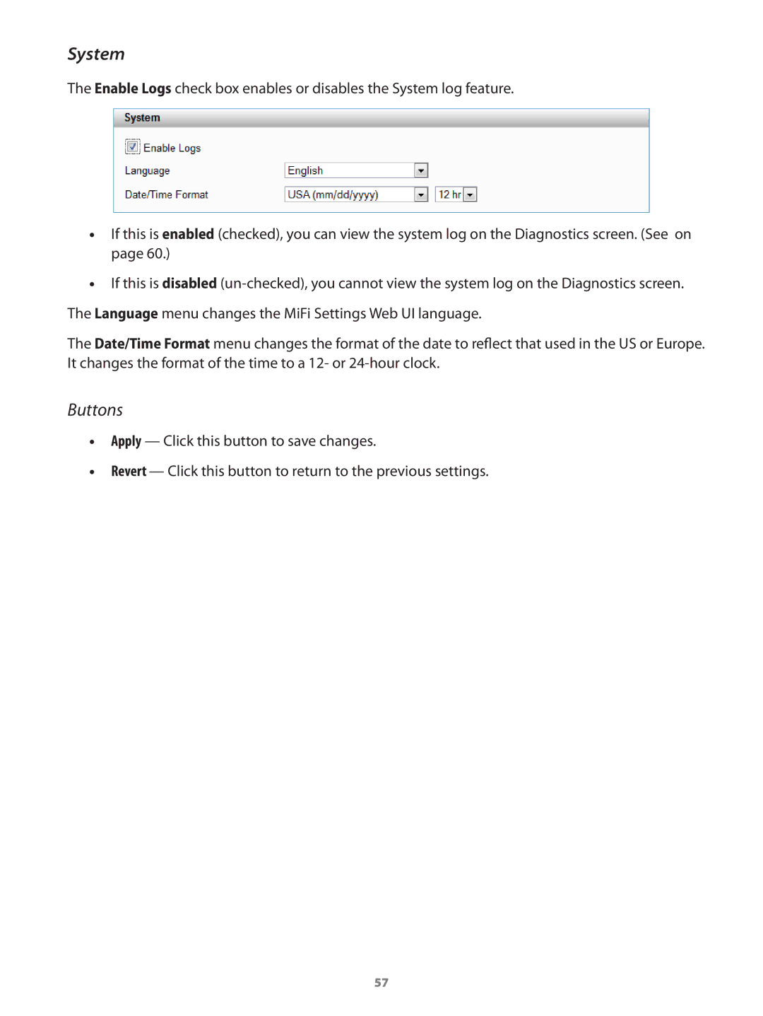 Verizon MIFI4510LPP manual System 