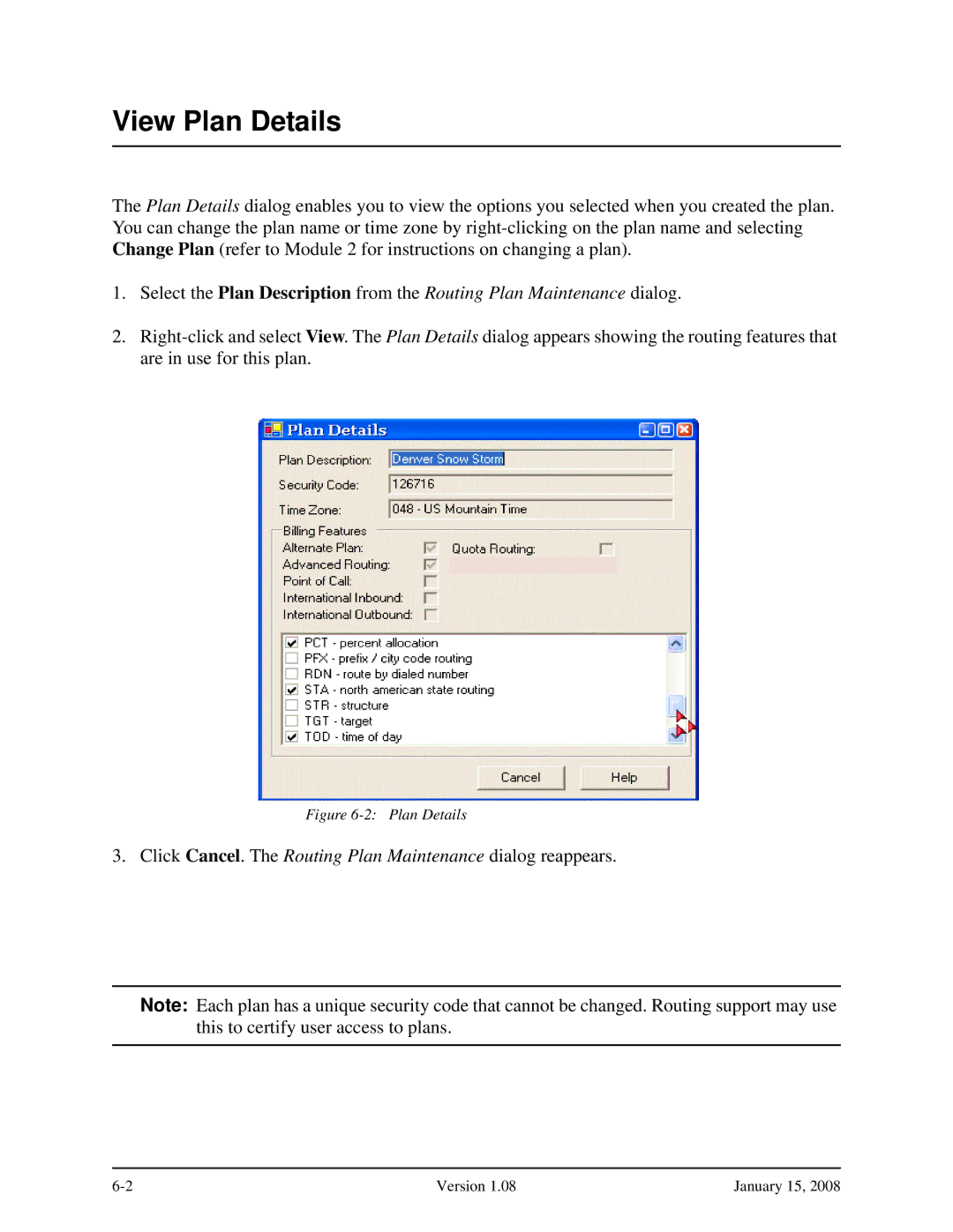 Verizon Network Manager Nodes manual View Plan Details 