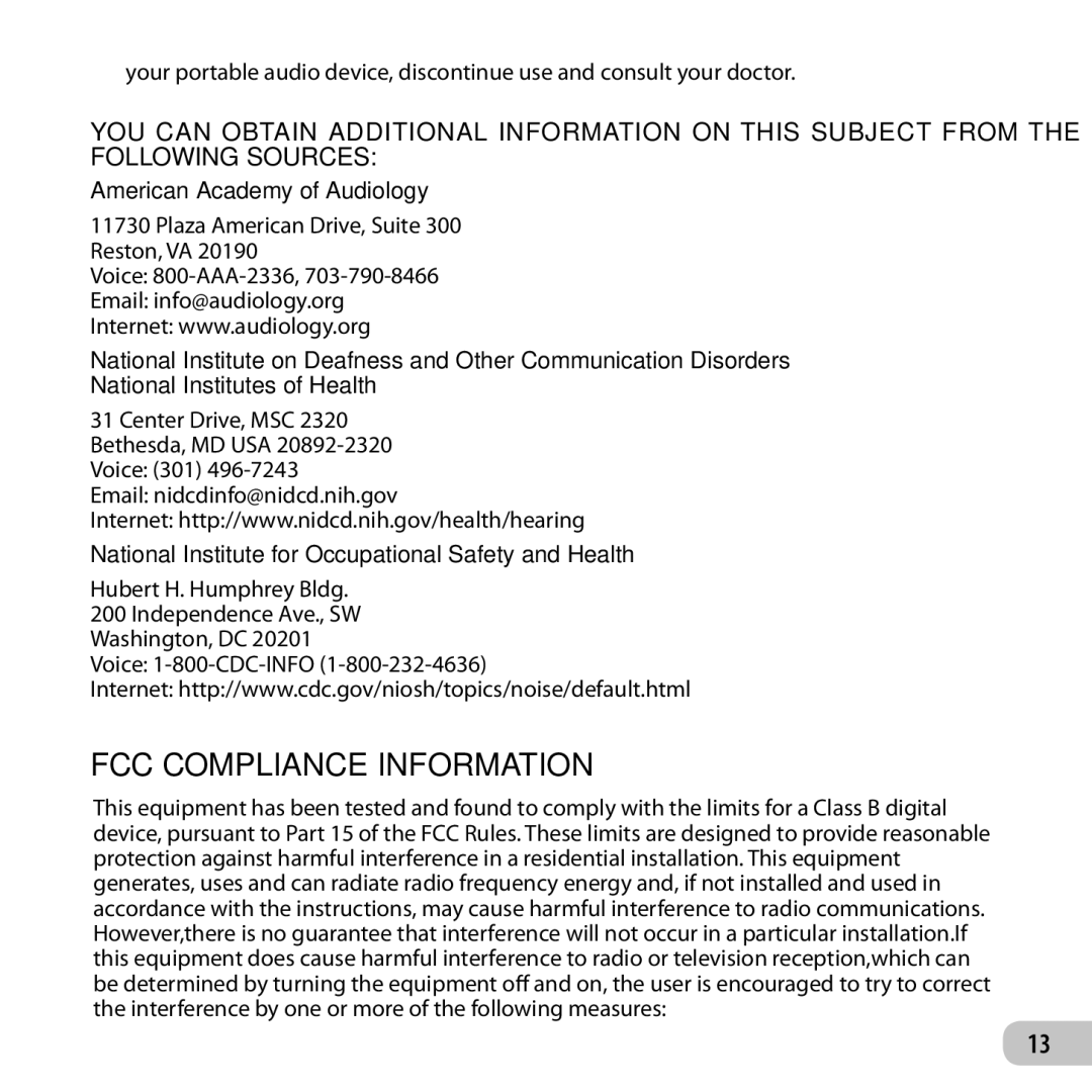 Verizon PSW2260VW2 warranty FCC Compliance Information 